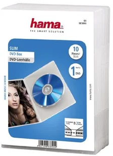 Hama 1x10 Slim DVD Jewel Case transparent 83890 - 83890 - Pudełka i akcesoria na płyty CD - miniaturka - grafika 2