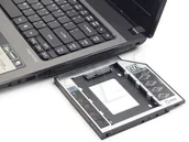 Adaptery i przejściówki - Gembird RAMKA MONTAŻOWA 5.25 -> 2.5 SLIM 12 MM MF-95-02 - miniaturka - grafika 1