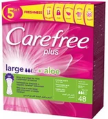 Wkładki higieniczne - Carefree PLUS LARGE ALOE 48 - miniaturka - grafika 1