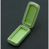 Inne akcesoria studyjne - Sztywne etui na dwie karty Memory Stick zielone 1782 - miniaturka - grafika 1