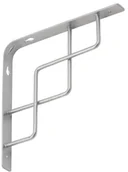 Meble modułowe i akcesoria - Velano Wspornik ozdobny  Square 200 x 200 mm srebrny - miniaturka - grafika 1