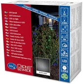 Pozostałe oświetlenie - Konstsmide 3748 500 zewnętrzny transformator siatka świetlna/na zewnątrz (IP44)/24 V/32 kolorowe diody LED/czarny przewód - miniaturka - grafika 1