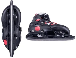 Worker WROTKI-ROLKI 2W1 czarno-czerwony - Rolki - miniaturka - grafika 5