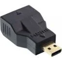 Adaptery i przejściówki - InLine Adapter AV HDMI C żeński - HDMI D męski pozłacany - markowy 17690C - miniaturka - grafika 1