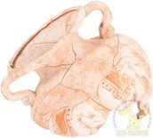 Dekoracje do akwarium - Zolux Fragment amfory piaskowej Słoń 5 cm 351043 - miniaturka - grafika 1