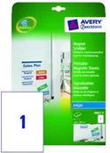 Artykuły biurowe - Avery Zweckform Magnetyczne znaki samoprzylegające; A4, 5 ark./op., 210 x 297 mm - miniaturka - grafika 1