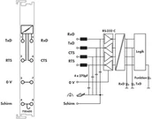 Podzespoły elektroniczne - WAGO Interfejs szeregowy PLC 1 CHANNEL RS-232C INTERFC TERM MAX 750-650 1 szt - miniaturka - grafika 1