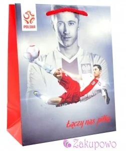 Interdruk Torebka INTERDRUK mała TH4 PZPN AA622INT - Opakowania i torebki na prezenty - miniaturka - grafika 3