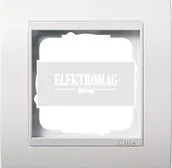 Klawisze i ramki - Gira EVENT BIAŁY POŁYSK Ramka X1 [0211803] - miniaturka - grafika 1