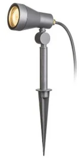 Redlux Reflektor z klinem ziemnym DIREZZA antracyt 230V GU10 35W IP54 R10431 - Lampy ogrodowe - miniaturka - grafika 2