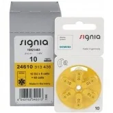 Baterie i akcesoria - Siemens 60 x baterie do aparatów słuchowych Signia 10 MF - miniaturka - grafika 1