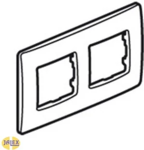 Legrand Niloe - Ramka 2-krotna krem 665012 - Akcesoria do alarmów - miniaturka - grafika 2