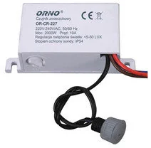 Orno Czujnik zmierzchowy OR-CR-227 z zewnętrzną sondą - Czujniki ruchu i zmierzchu Orno Czujnik zmierzchowy OR-CR-227 z zewnętrzną sondą - Czujniki ruchu i zmierzchu - miniaturka - grafika 4