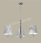 Lampy sufitowe - Jupiter VENUS CHROM 3 zwis - Żyrandol/lampa wisząca 3x E27 (max 60W) 1288-VS3 - miniaturka - grafika 1