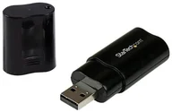 Karty dźwiękowe - STARTECH.COM StarTech. com USB Audio Adapter  zewnętrzny USB Sound Card, czarny ICUSBAUDIOB - miniaturka - grafika 1