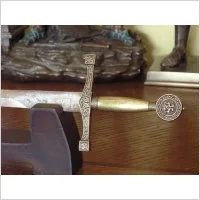 WŁOCHY WYJĄTKOWY NOŻYK DO LISTÓW MIECZ EXCALIBUR - Repliki - broń - miniaturka - grafika 2