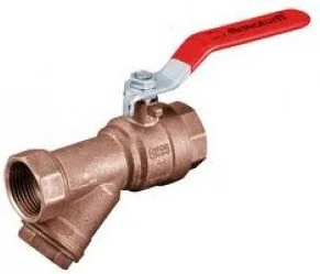 Armatura Armatura Zawór kulowy wodny z filtrem 1/2cala 708-010-15 - Zawory i kraniki - miniaturka - grafika 4