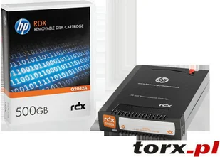 HP Dysk RDX 500GB Removable Disk Cartridge (Q2042A) - Pozostałe nośniki i napędy - miniaturka - grafika 3