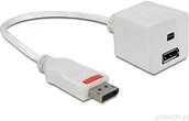 Akcesoria do monitorów - Delock ADAPTER DISPLAYPORT(M)->DISPLAYPORT(F) + DISPLAYPORT MINI(F) - 61751 - miniaturka - grafika 1
