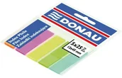Zakładki indeksujące - Donau Zakładki PP 12 X 45 mm 5 kolorów po 25 kartek - G0072 NB-2264 - miniaturka - grafika 1