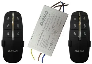 Orno POLSKA Bezprzewodowy 3-kanałowy Statecznik LED oświetlenia, 2 piloty OR-GB-411 O - Akcesoria do oświetlenia - miniaturka - grafika 3