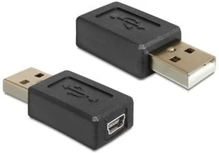 Delock Adapter USB AM->Mini USB BF 2.0 65094 - Adaptery i przejściówki - miniaturka - grafika 3
