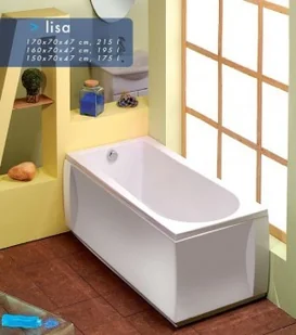 Polysan Lisa 170x70 87111 - Wanny - miniaturka - grafika 2