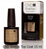 Lakiery hybrydowe - CND Shellac Top Coat 15ml do Lakier hybrydowego - miniaturka - grafika 1