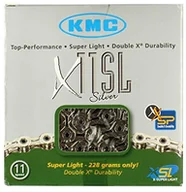 Łańcuchy rowerowe - KMC Kmc Łańcuch Rowerowy X 11 Sl, Srebrny, Jeden Rozmiar (K16) - miniaturka - grafika 1