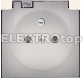 Klawisze i ramki - Kontakt Simon DGZ1BUZP/41A Pokrywa gniazda do wersji IP44 z przesłonami, klapka - miniaturka - grafika 1