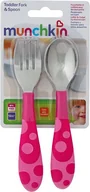 Sztućce dla dzieci - Munchkin 2szt Sztućce metalowe - miniaturka - grafika 1