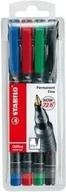 Foliopisy - Stabilo International Gmbh - Foliopis, grubość lini F - 0,7mm, 4 szt 842 - miniaturka - grafika 1