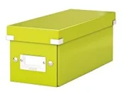 Pudełka i akcesoria na płyty CD - Esselte Pudło LEITZ C&S na CD WOW zielone ES580-4 - miniaturka - grafika 1