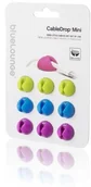 Maskownice do kabli - BlueLounge CableDrop mini uchwyty na kabel 9 szt. jaskrawe CDM-BR - miniaturka - grafika 1