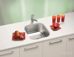 Alveus VARIANT 40-FS stal SATYNA 1091041 - Zlewozmywaki - miniaturka - grafika 2