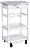 Wózki kuchenne - Zeller Wózek kuchenny mobilny barek B0037WZP8A - miniaturka - grafika 1