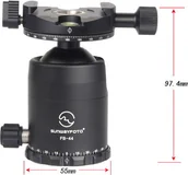 Głowice do statywów - Sunwayfoto FB-44DDHi - miniaturka - grafika 1