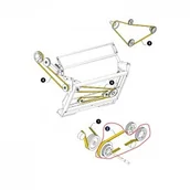 Części i akcesoria do maszyn rolniczych - CNH PAS SZARPACZA II NEW HOLLAND 84017621, 84817637 - miniaturka - grafika 1