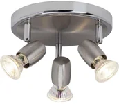 Lampy sufitowe - Brilliant Lampa punktowa G54834/77 GU10 (O) 19 cm Żelazowy Chrom - miniaturka - grafika 1