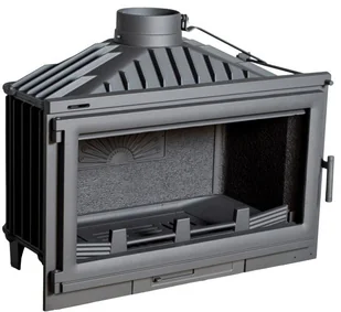 NORDflam Wkład kominkowy NORDflam Bergamo żeliwny 16 kW - Wkłady kominkowe - miniaturka - grafika 2