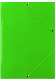 Donau Teczka z gumką , karton, A4, 400gsm, zielona FEP06G - Teczki i skoroszyty - miniaturka - grafika 2