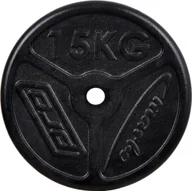 Obciążenia - Marbo Sport Obciążenie żeliwne 15kg SLIM MW-O15-slim - miniaturka - grafika 1