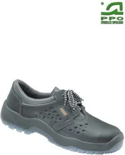PPO Strzelce Opolskie PÓŁBUTY BEZPIECZNE Z METALOWYM PODNOSKIEM MODEL 0391, PN-EN ISO 20345, S1, SRC; (45) - Obuwie robocze - miniaturka - grafika 2