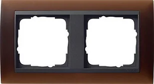 Gira EVENT BRĄZ/ANTRACYT Ramka X2 0212 13 - Klawisze i ramki - miniaturka - grafika 3