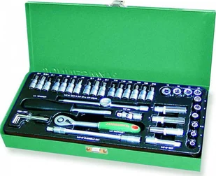 Jonnesway Profesionalny ZESTAW 41 CZĘŚCIOWY zestaw nasadek I KOŃCÓWEK 1/4" STAL CHROMOWO-WANADOWA, CHROMOWANY S04H2141S - Klucze i nasadki - miniaturka - grafika 6