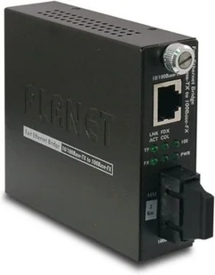 Planet ( FST-802 ) Konwerter 10/100BaseTX <=> 100BaseFX / SC / Multi-Mode - Konwertery sieciowe i transceivery Planet ( FST-802 ) Konwerter 10/100BaseTX <=> 100BaseFX / SC / Multi-Mode - Konwertery sieciowe i transceivery - miniaturka - grafika 1