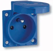 Gniazdka elektryczne - LEDart tablicowe z uziemieniem 16A 230V IP54 1040-0b PCE - miniaturka - grafika 1