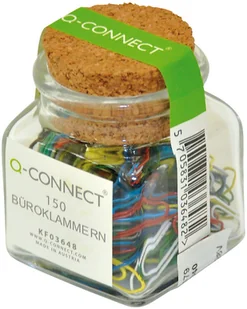 Q-Connect Spinacz 26mm kolo słoik op.100 KF03648 - Spinacze i klipsy do papieru - miniaturka - grafika 2