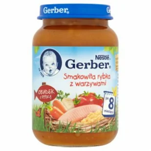 Gerber Smakowita rybka z warzywami po 8 miesiącu 190 g - Dania dla dzieci - miniaturka - grafika 2