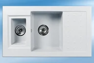 Zlewozmywaki - Brenor Jugo Biały - miniaturka - grafika 1